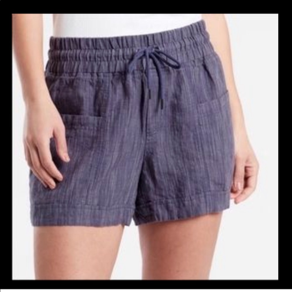 NWT Athleta Cabo Linen Shorts, sz 14